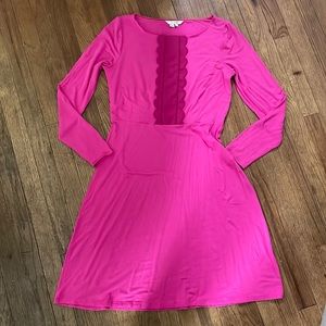 Boden Pink long sleeve dress WOMEN